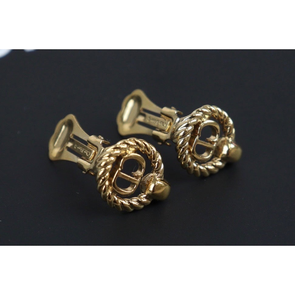 Rank A | Dior CD Earring Gold Plated|23100610