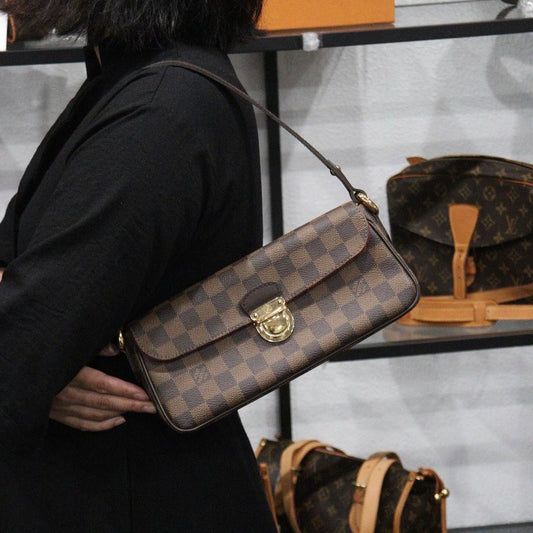 Rank A|LV Damier Ravello PM Shoulder Bag|23121420