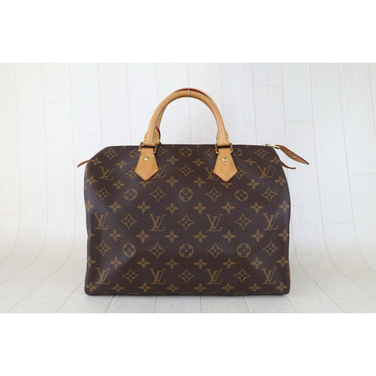 Good ( Rank AB)| LV Monogram Speedy 30 Hand Bag |S25121004