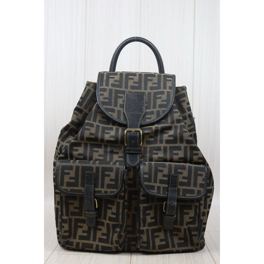 Very Good ( Rank A) | FENDI Zucca Backpack |24102215