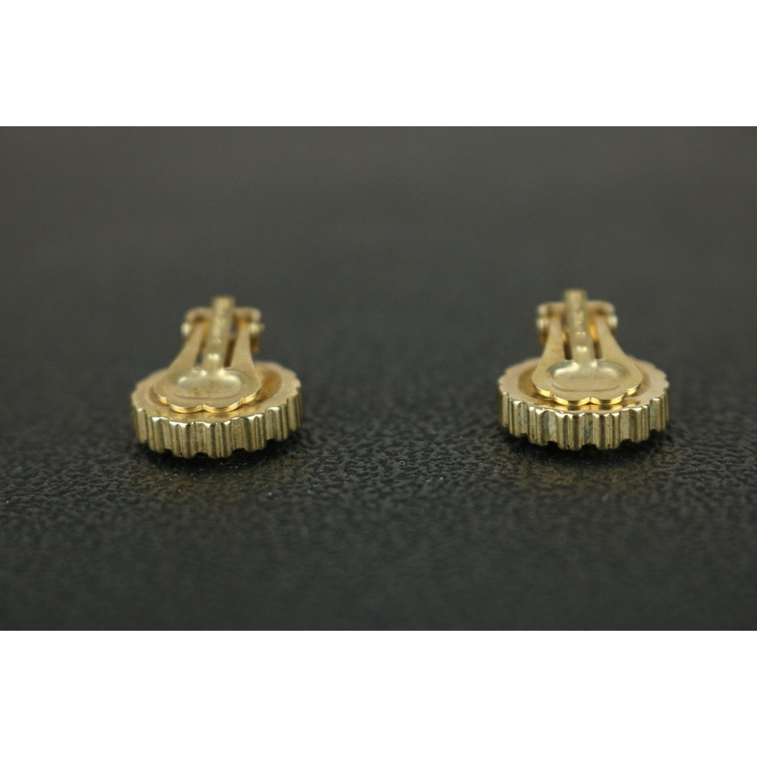 Very Good ( Rank A)| Dior CD Rhinestone Necklace Earring Set |S24111802