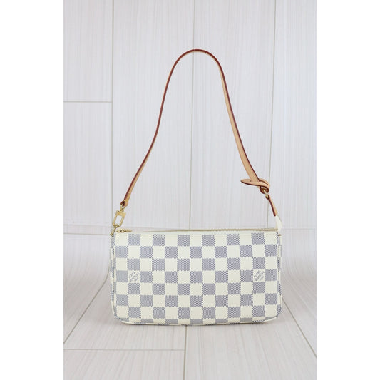 Excellent(Rank SA)|LV Damier Azur Pochette Accessoires Current Model |X25062319