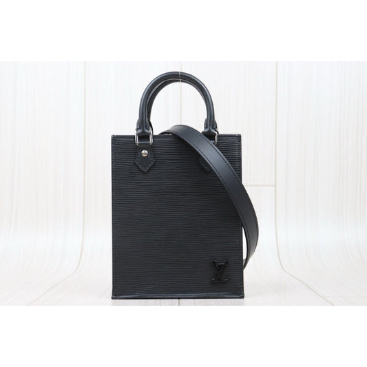 Very Good ( Rank A)| LV Epi Sac Pra MINI Tote Bag Shoulder Bag Black|Y25072802