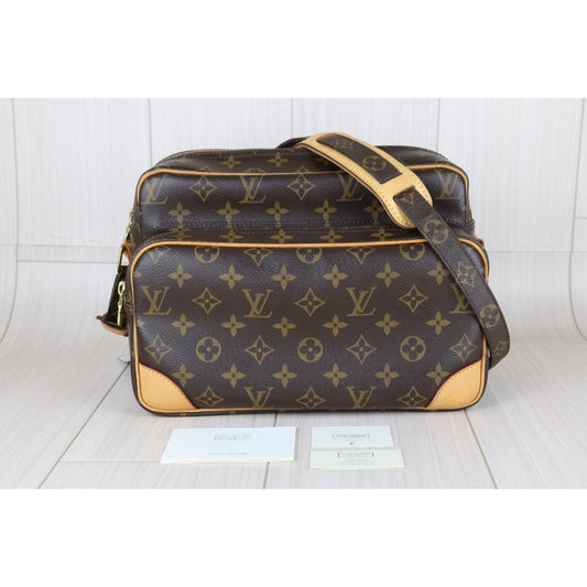 Very Good ( Rank A)| LV Monogram Nile Shoulder Bag|X25092808