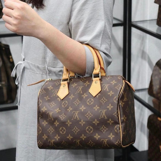 Rank AB | LV Monogram Speedy 25 Hand Bag |23121922
