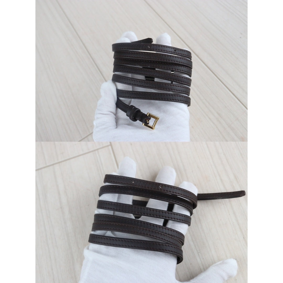 Rank A | LV Gazelle Damier Sauvage Halaco Shoulder Bag Brown |23090907