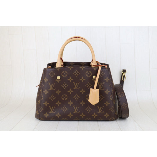 Very Good ( Rank A)|LV Monogram Montaigne BB Hand Bag Shoulder Bag|H25032102
