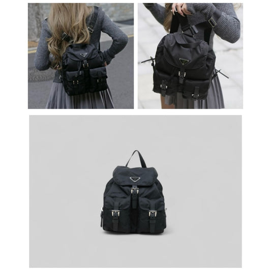 Very Good ( Rank A) |Prada Nylon Small Backpack Current Model Made in 2019 Year|25050233