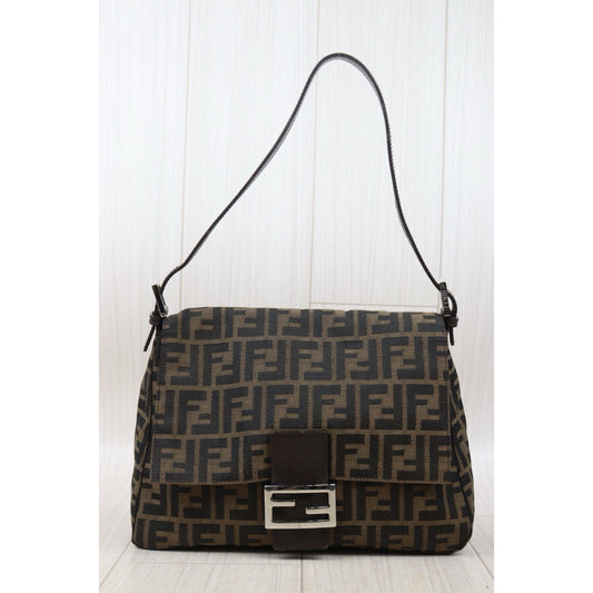 Very Good ( Rank A) | FENDI Zucca Mamma Baguette Shoulder Bag |24102409