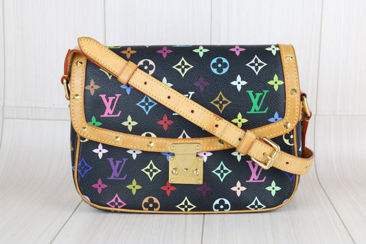 Good ( Rank AB) | LV Monogram Multicolor Sologne Shoulder Bag |S25082503