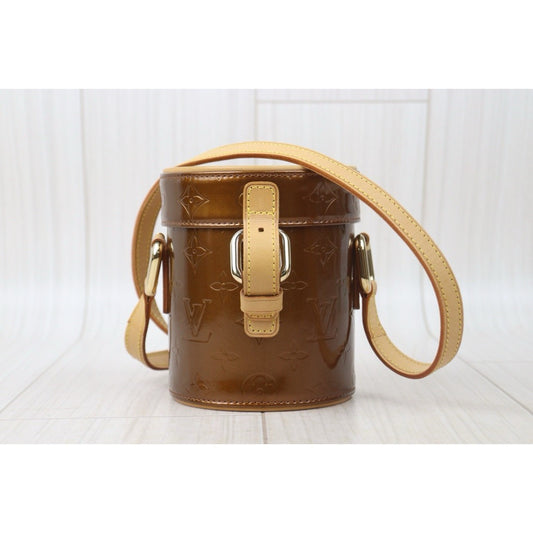 Very Good ( Rank A)| LV Monogram Verni Astor Place Tubular Enamel Bronze Shoulder Bag|240100416