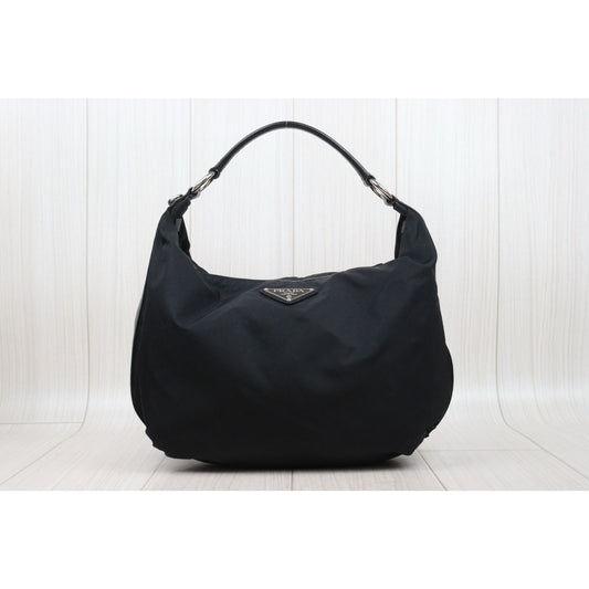 Very Good ( Rank A) | PRADA HOBO GM HandBag |25042109