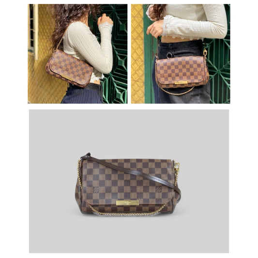 Very Good ( Rank A) | LV Damier Favorite MM Shoulder Bag|X25030113