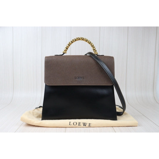 Good ( Rank AB) | Loewe Belasquez Twist Handbag Shoulder Bag |24082004