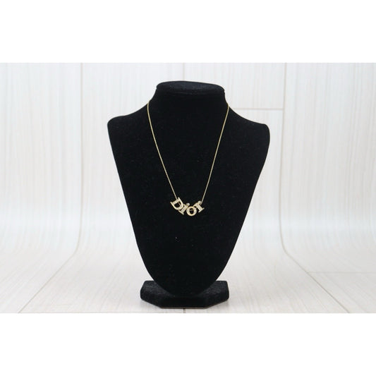 Very Good ( Rank A) | Dior Rhinestone Necklace |240100414