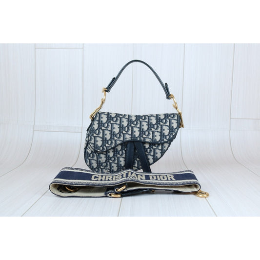 Very Good ( Rank A)|Dior Trotter Saddle Shoulder Bag Small |S24100203