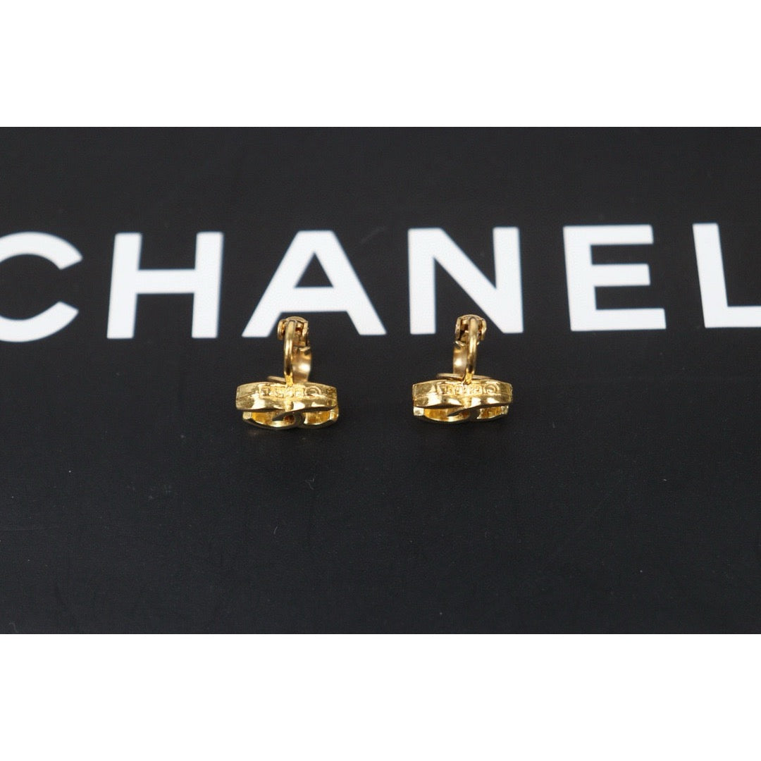Very Good ( Rank A) |CHANEL COCO Earrings 18k Gold Plated |24110740