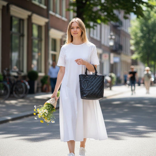 Include Entrupy Certificate of Authenticity|Very Good ( Rank A)| CHANEL Cambon Line ToteBag Black Made In 2004-2005 Year|26031901