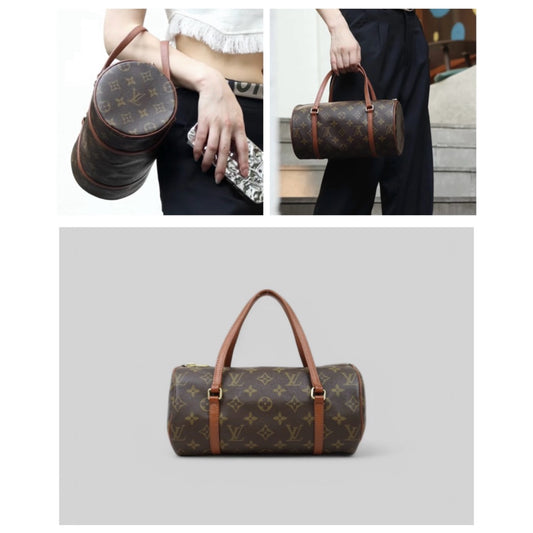 Good ( Rank AB)| LV Monogram Papillon 26 Handbag Old style|25022002