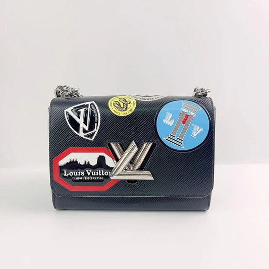 Rank A | LV Epi Twist MM Shoulderbag Black|2307136