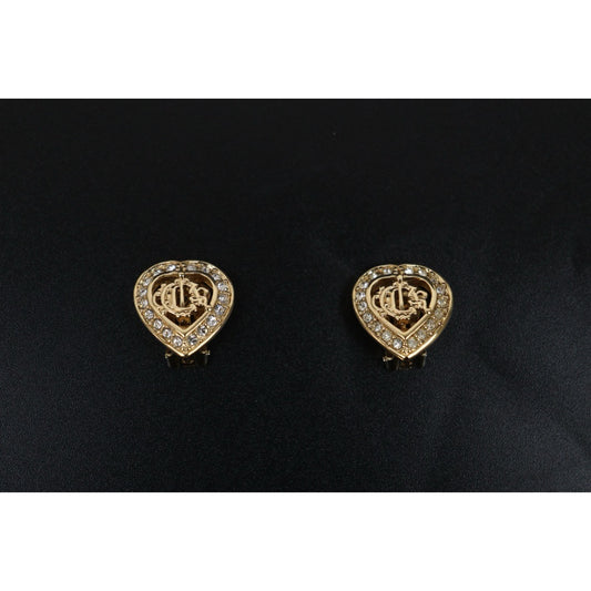 Very Good ( Rank A) | Dior CD Heart Rhinestone Earring |V25121112