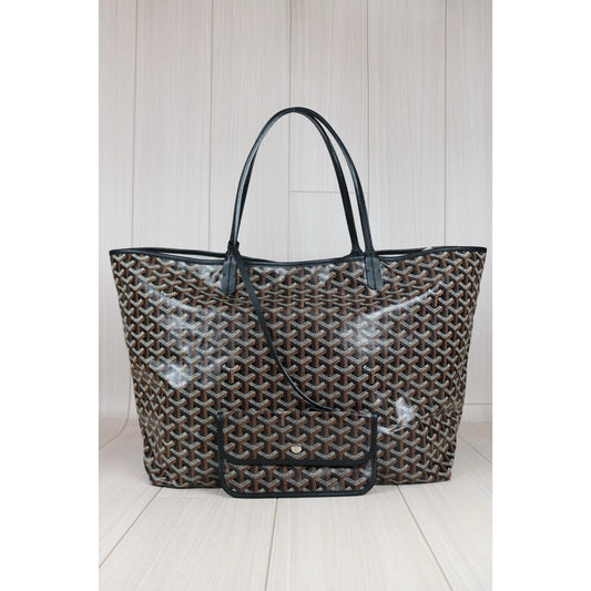 Very Good ( Rank A)| Goyard Saint-Louis GM Tote Bag Black|S24071440