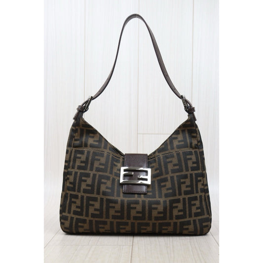 Very Good ( Rank A)| FENDI Zucca Mamma Shoulder Bag |25050806