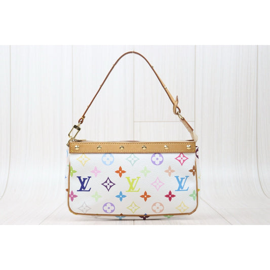 Good ( Rank AB)| LV Monogram Multicolor Pochette Accessoires |S24121804