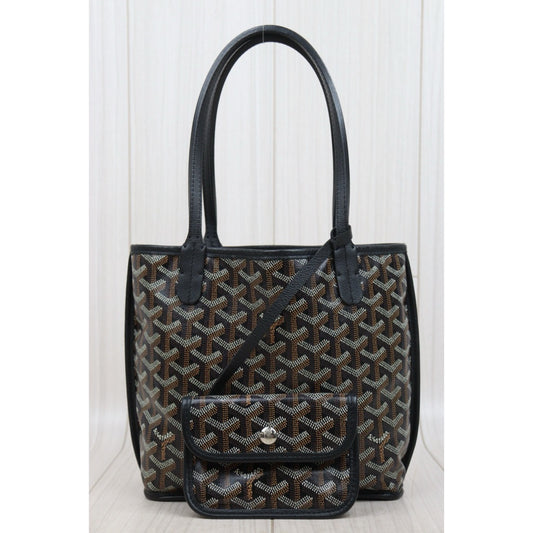 Very Good ( Rank A) | Goyard Anjou Mini Tote Bag Black|S25081012