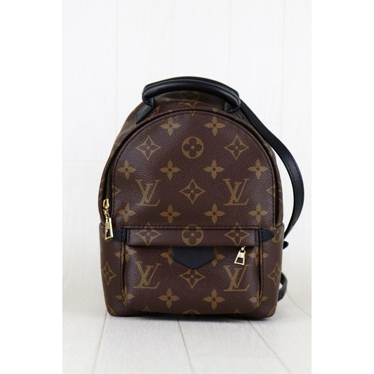 Very Good ( Rank A) | LV Monogram Coated Canvas Mini Palm Springs Backpack|S24111219