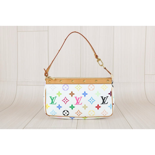 Good ( Rank AB)| LV Monogram Multicolor Pochette Accessoires |S24121804