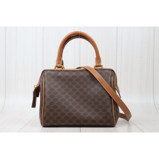 Good ( Rank AB)|CELINE Macadam Poston 20 Bag Shoulder Bag |24101901