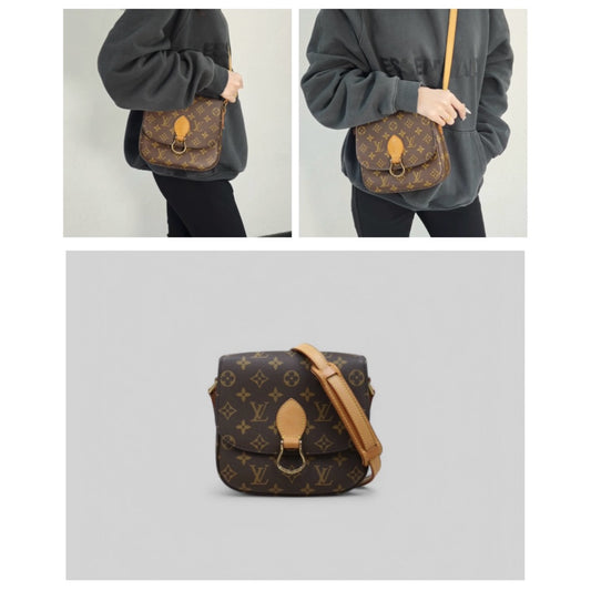 Good ( Rank AB)| LV Monogram Saint Cloud MM Shoulder Bag |25022012