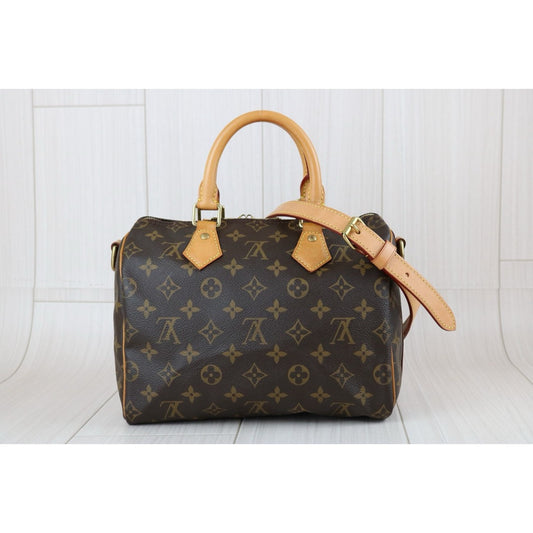 Very Good ( Rank A) | LV Monogram Speedy 25 Hand Bag With Shoulder Strap|S24101302