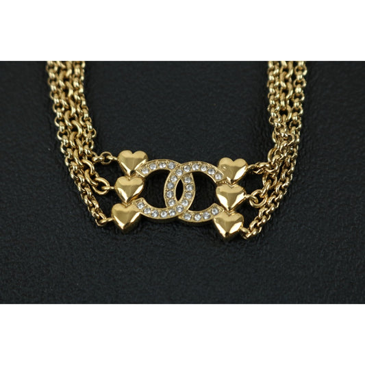 Include Authentic Detective Certificate of Authenticity|Excellent(Rank SA)| CHANEL Coco Mark Diamond Chocker Necklace|X24121801