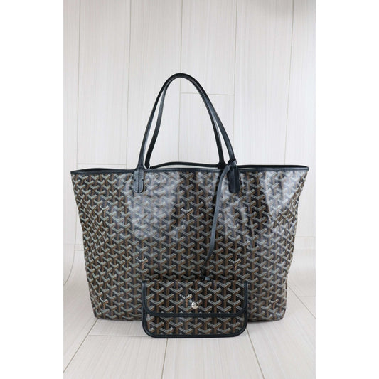 Very Good ( Rank A)| Goyard Saint-Louis GM Tote Bag Black|S25070701