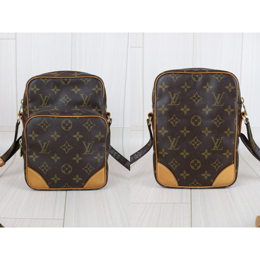 Include Entrupy Certificate of Authenticity|Good ( Rank AB)| Louis Vuitton Monogram Amazon Shoulder Bag|X25050605