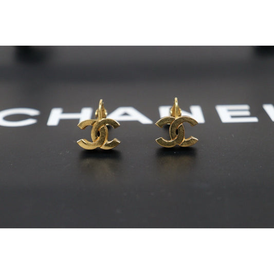 Very Good ( Rank A) |CHANEL COCO Earrings 18k Gold Plated |24112103