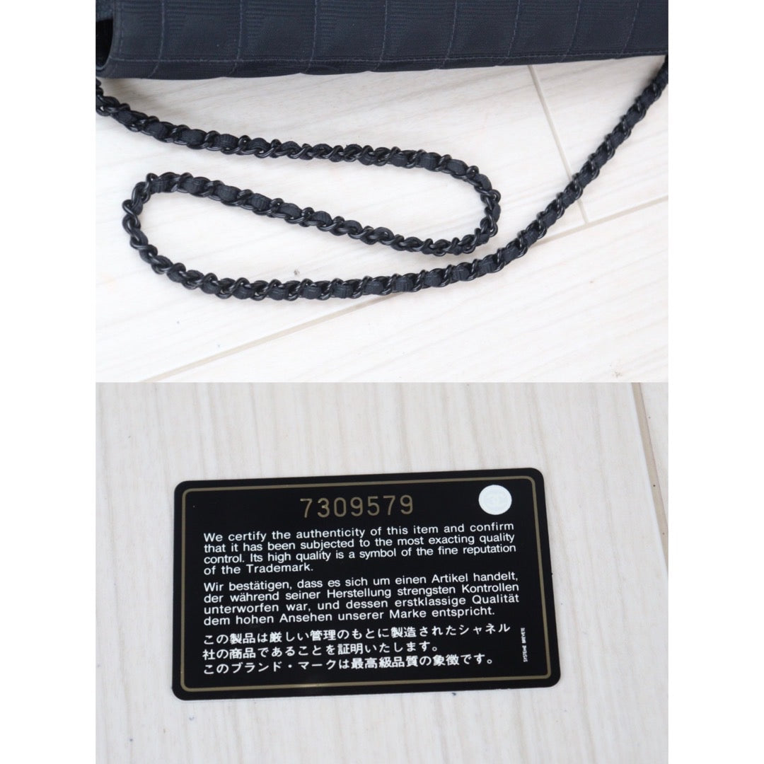 Rank A | CHANEL New Travel Line Chain Shoulder Bag |23080310