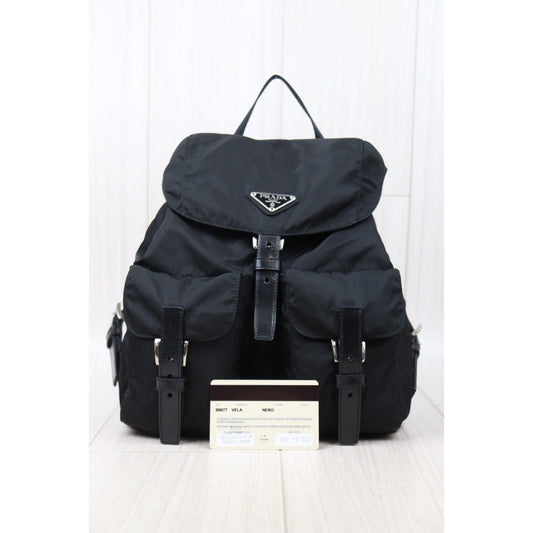 Rank AB|Prada Nylon Small Backpack|V24061011