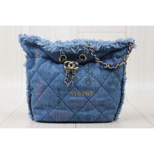 Very Good ( Rank A)| CHANEL Denim Lucky Bag Shoulder Bag| P24051331