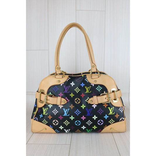 Include Entrupy Certificate of Authenticity|Very Good ( Rank A)| Louis Vuitton Monogram Multicolor Claudia Hand Bag |S25110306