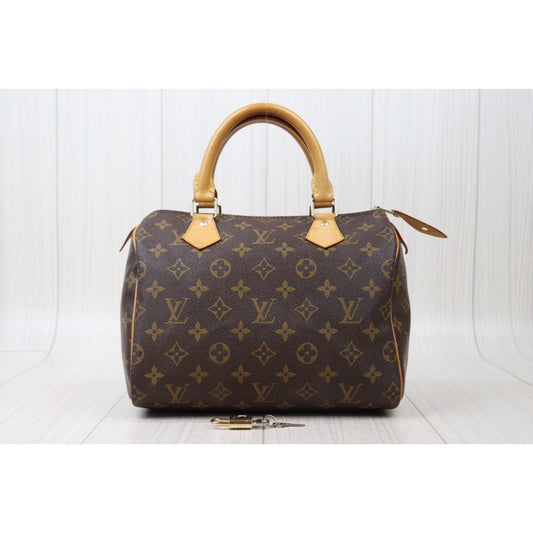 Rank AB| LV Monogram Speedy 25 Hand Bag |24051301