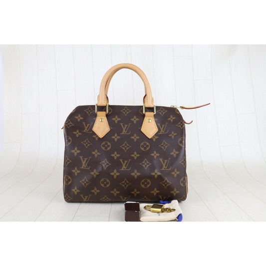 Good ( Rank AB) | LV Monogram Speedy 25 Hand Bag IC Chips Model|S25092204