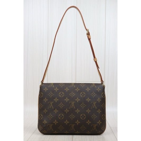 Include Entrupy Certificate of Authenticity|Good ( Rank AB)| Louis Vuitton Monogram Musette Tango Shoulder Bag|25111206