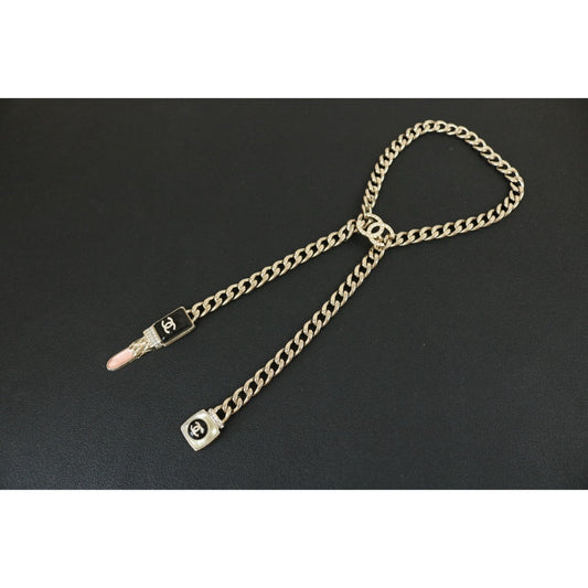 Excellent(Rank SA)| CHANEL Coco Markar Rhinestone Lipstick With Perfume bottle Necklace|X25012307