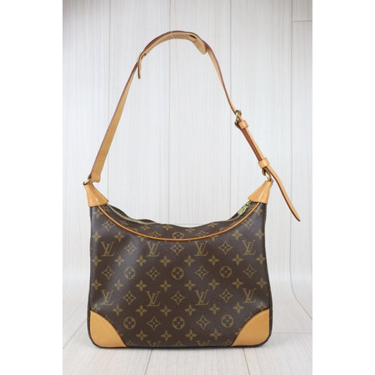 Good ( Rank AB)|LV Monogram Boulogne 30 Shoulder Bag |V24081914