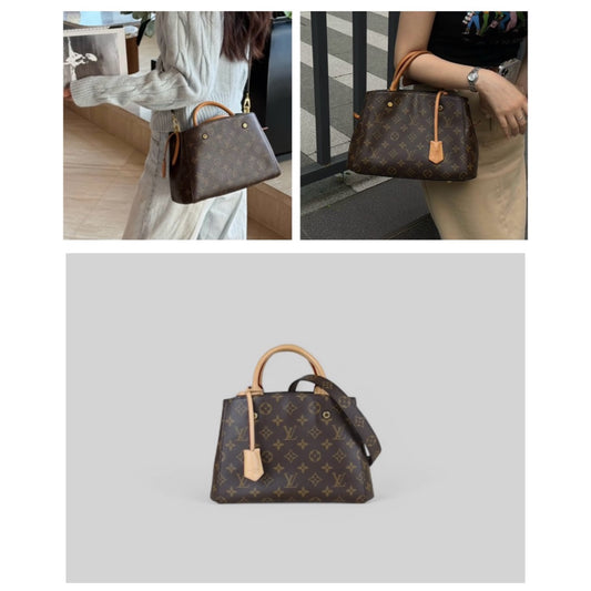 Very Good ( Rank A) |LV Monogram Montaigne BB Hand Bag Shoulder Bag|X25031503