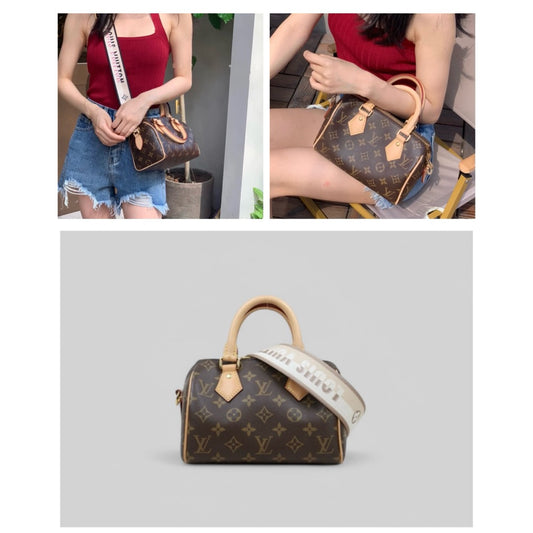 Very Good ( Rank A)| LV Monogram Speedy 20 Hand Bag Shoulder Bag IC Chips Model |Counter Price ¥345,400JPY|H25022408