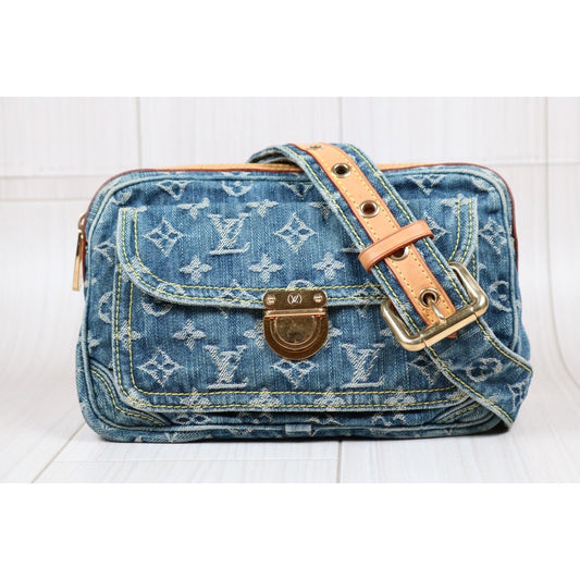 Rank AB | LV Monogram Denim Waist Bag |S24042204